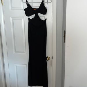 Cutout maxi dress